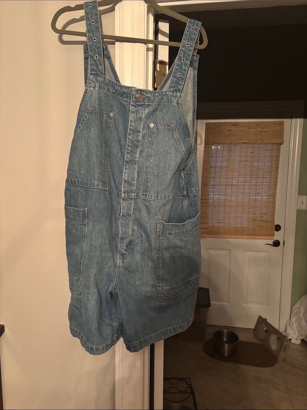 We The Free faded blue denim overalls - Picture 4 of 4